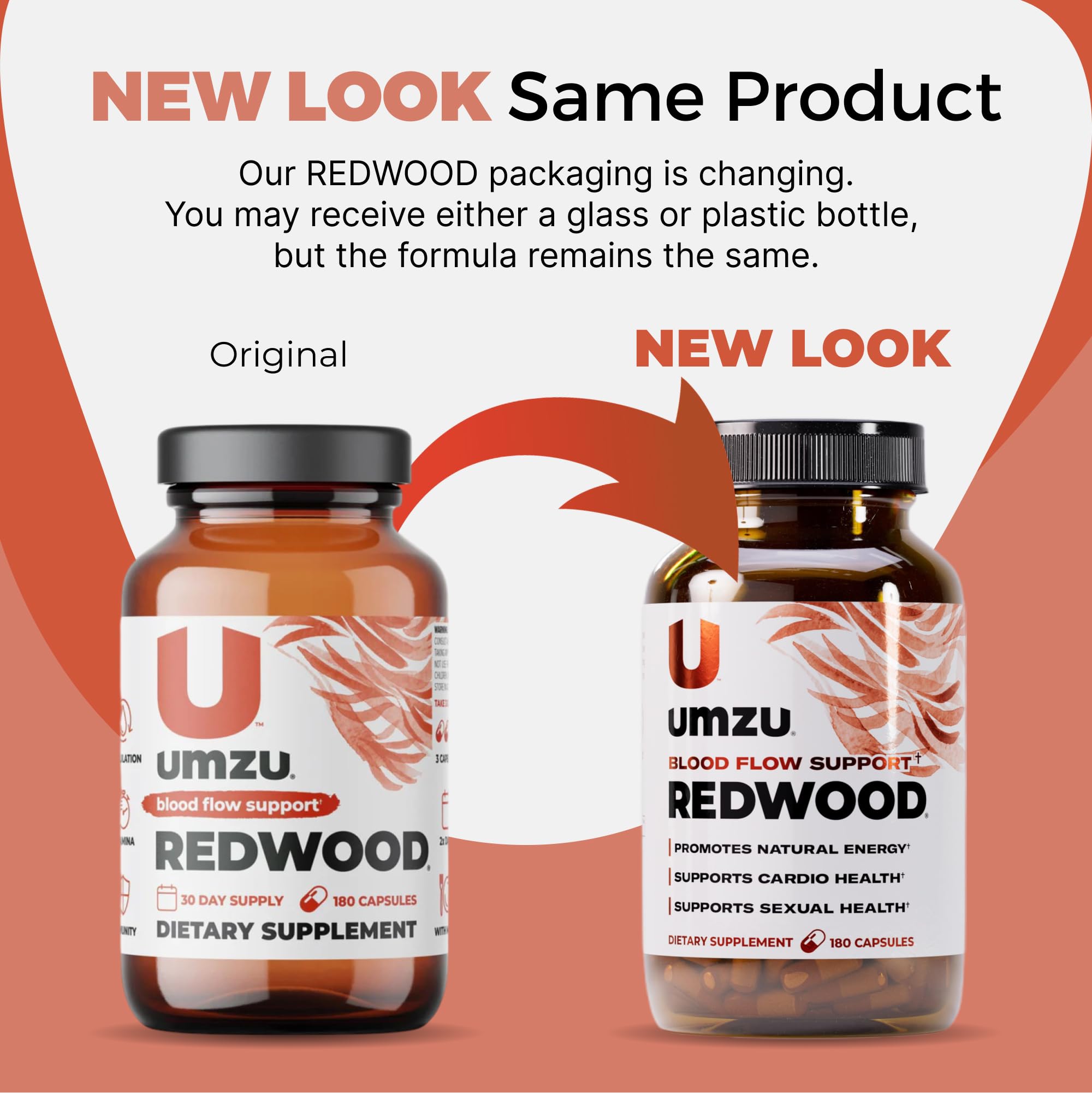 UMZU Redwood, envase fabricado en EE. UU. con calidad