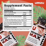 UMZU Redwood Max: cápsulas, formato práctico para consumo diario