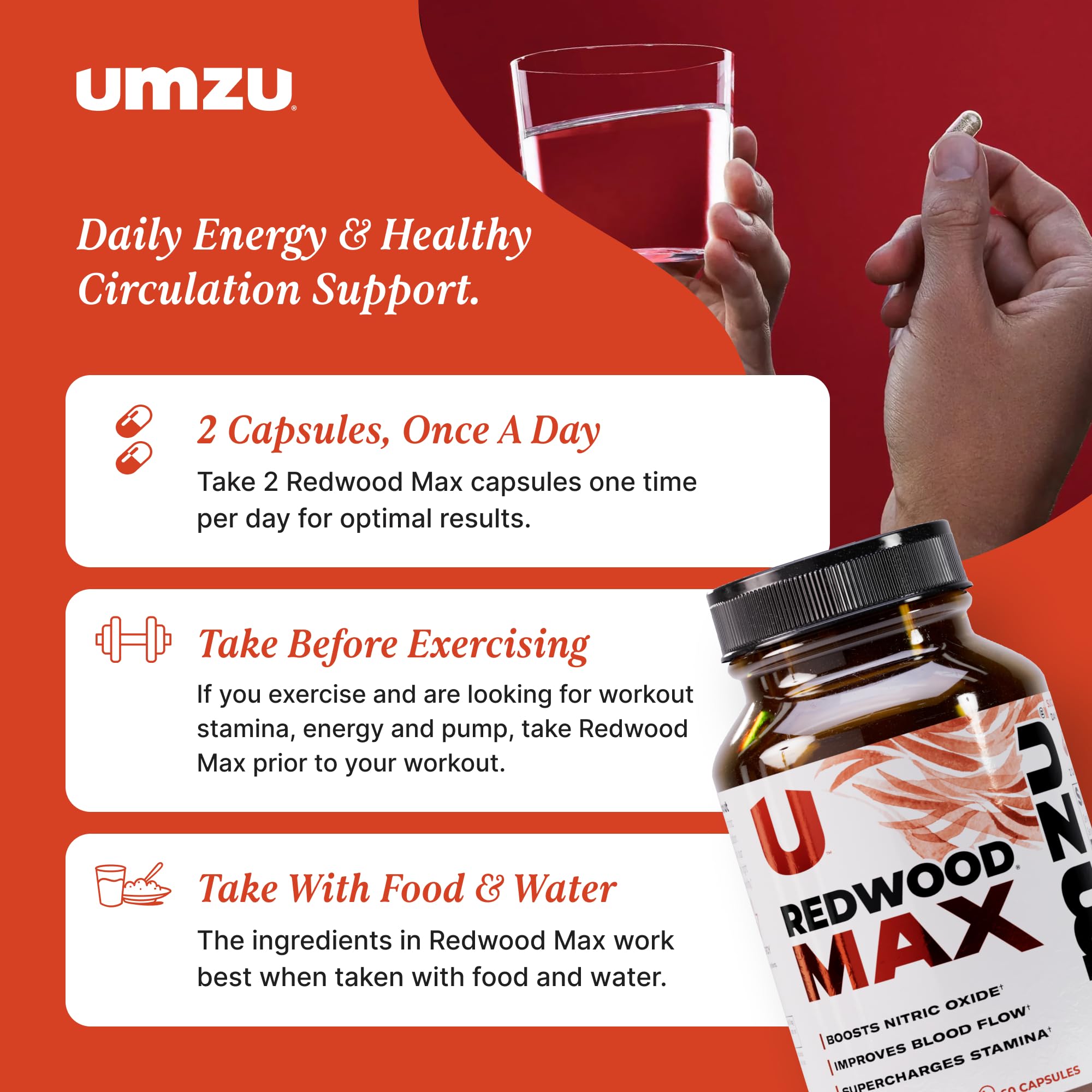 UMZU Redwood Max: resveratrol, potencia antioxidante para la recuperación