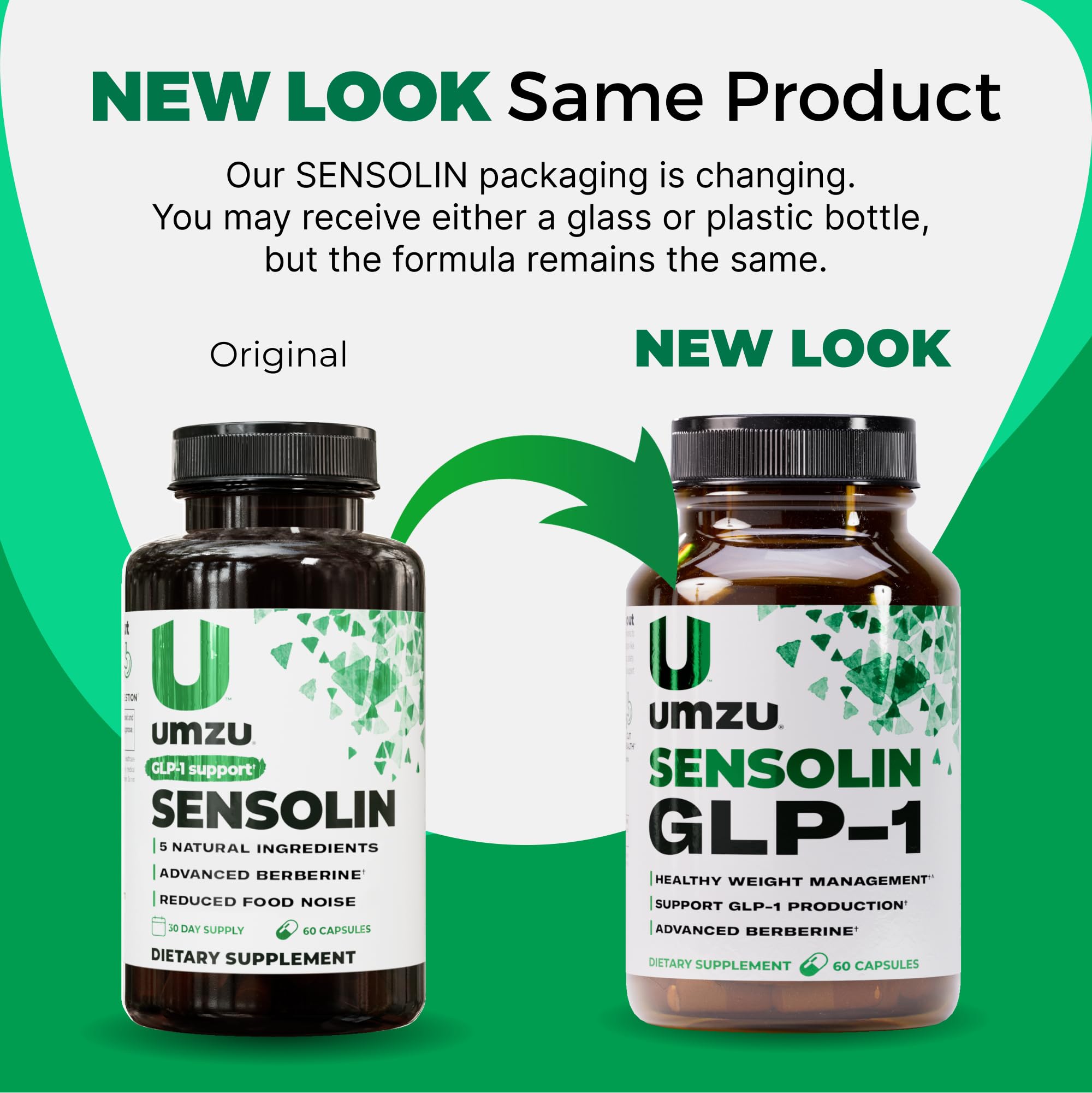 UMZU Sensolin: dihidroberberina en primer plano para metabolismo suave.