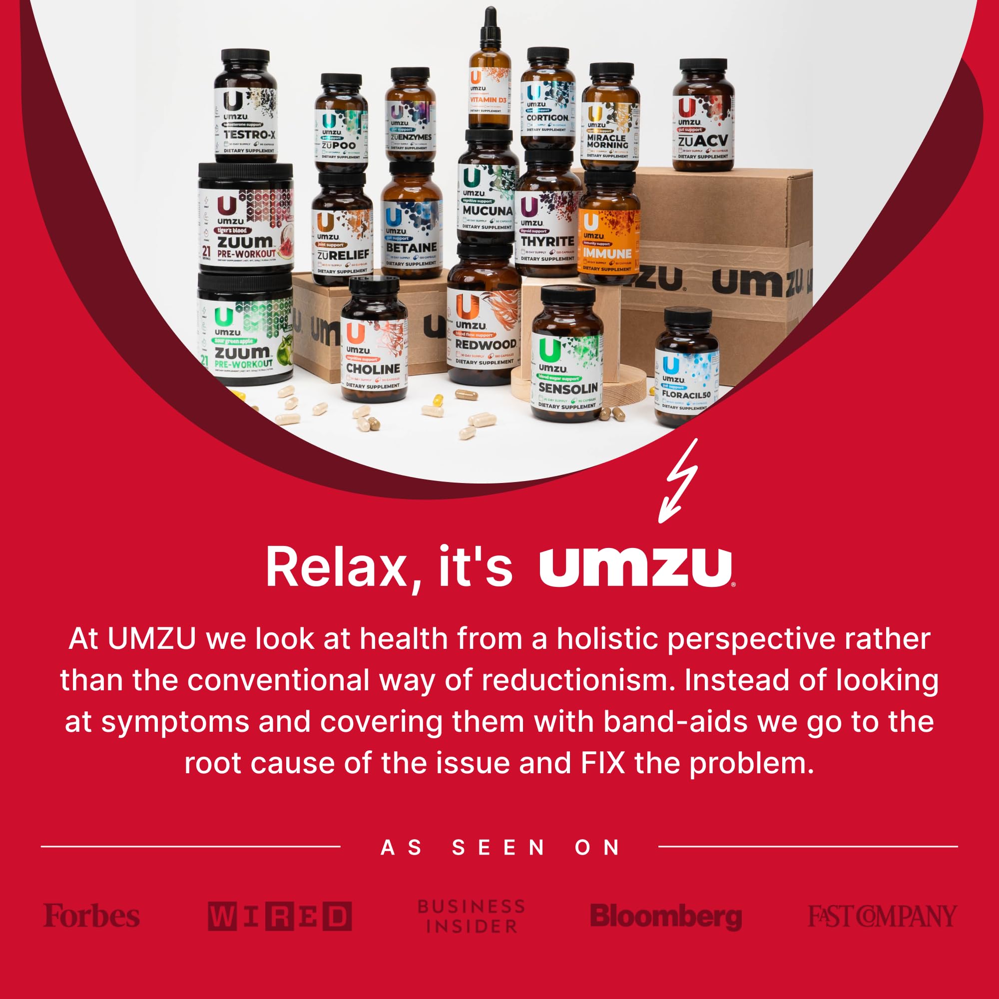 UMZU zuACV ayuda a la salud diaria sin depender de líquidos.