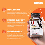 ZuBurn con cafeína 150 mg para energía rápida y concentración