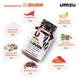ZuBurn vitaminas B para claridad mental durante el día