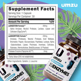 UMZU zuEnzymes: cápsulas que acompañan comidas complejas y proteínas densas.