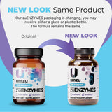 UMZU zuEnzymes: bote de 30 días para rutina de bienestar digestivo.