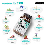 UMZU zuPOO cápsulas de magnesio citrato para comodidad digestiva