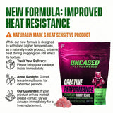 Uncaged Performance gomitas con sabor a fresa para energía pre-entrenamiento