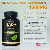 UNcena NAD entrega liposomal 10X para mejor absorción.