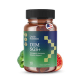 Uncle Scientist DIM SGS+ — botella frente, apoya el equilibrio hormonal diario