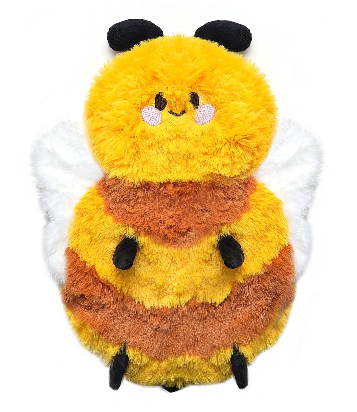 Almohada térmica en forma de abeja UNCN, diseño adorable para calor reconfortante.