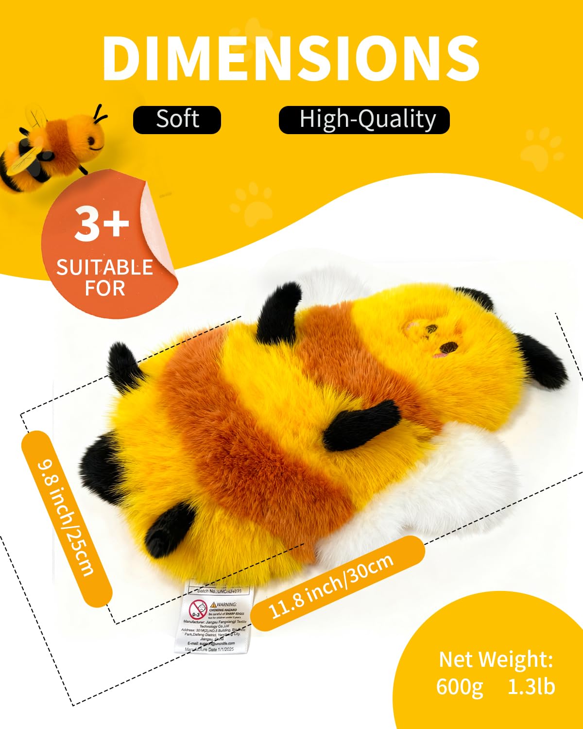 Material natural de linaza y semillas en la abeja UNCN para calor profundo.
