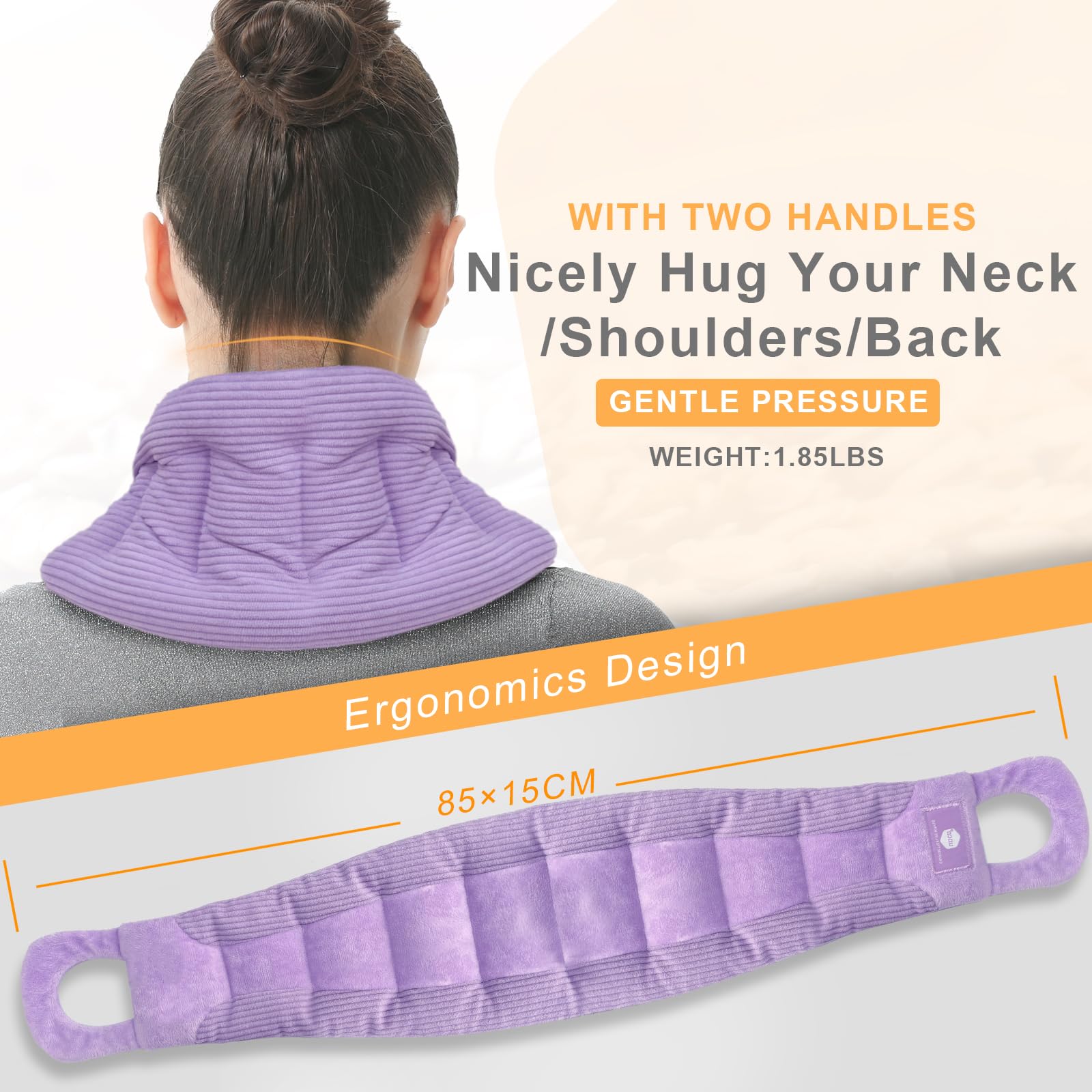 Envoltura UNCN para cuello con asas ergonómicas