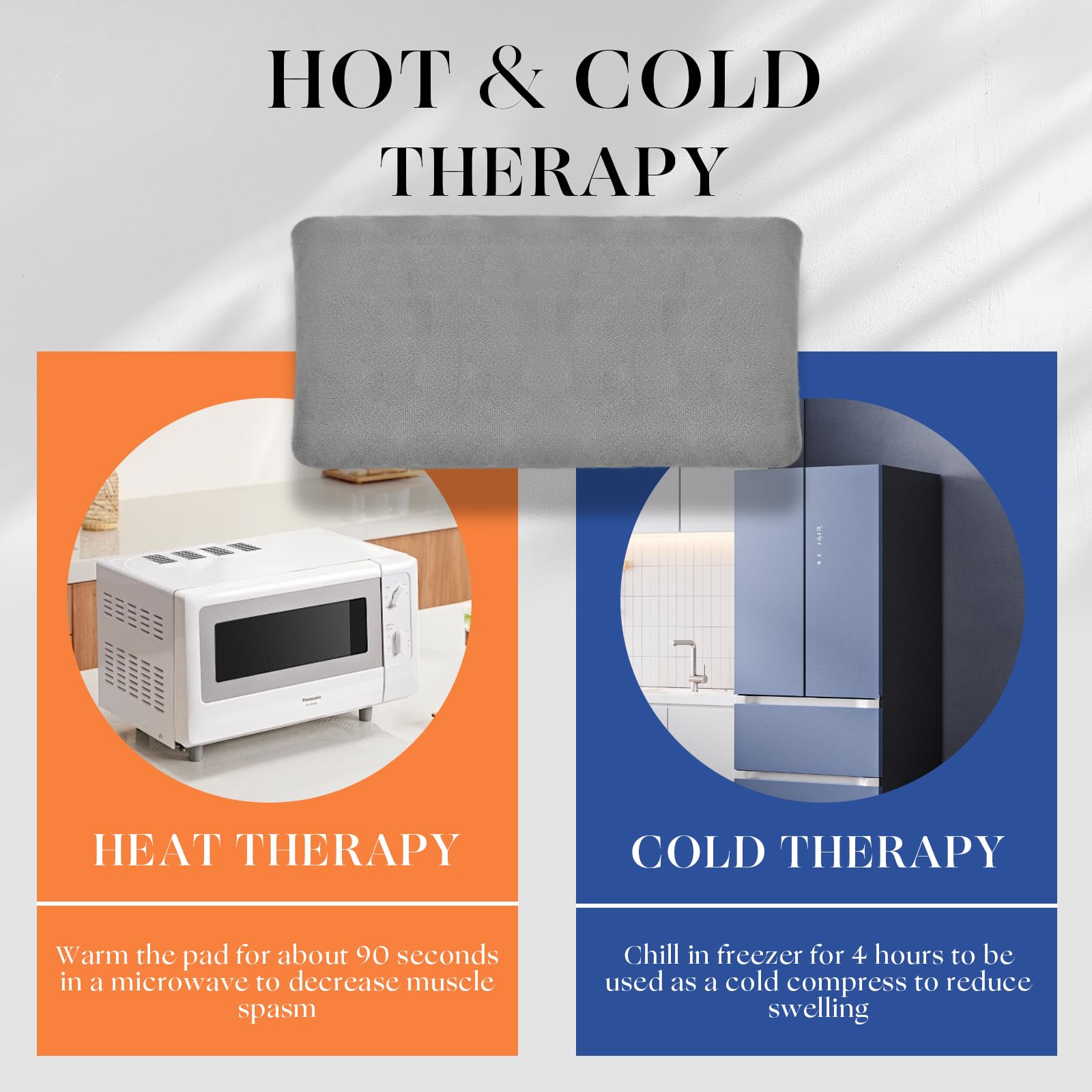 uncn aplicación-en-hombros-calor, relajación suave con compresa caliente