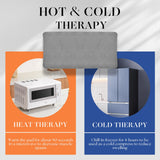 uncn aplicación-en-hombros-calor, relajación suave con compresa caliente
