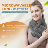 La cobertura amplia de uncn se adapta al cuello para calor uniforme.