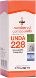 UNDA 228 Compuestos Numerados: botella para uso diario y aplicación precisa.