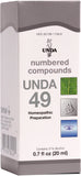 UNDA 49 Compuestos Numerados frasco de 7 ml para equilibrio general