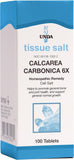 UNDA Calcarea Carbonica 6X, tabletas frente a fondo, posible apoyo a la salud ósea