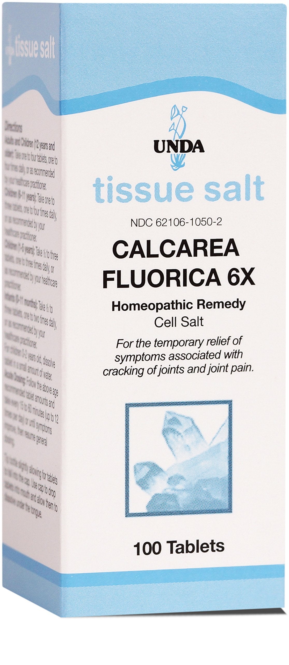 UNDA Calcarea Fluorica 6X - tabletas: apoyo suave para articulaciones.