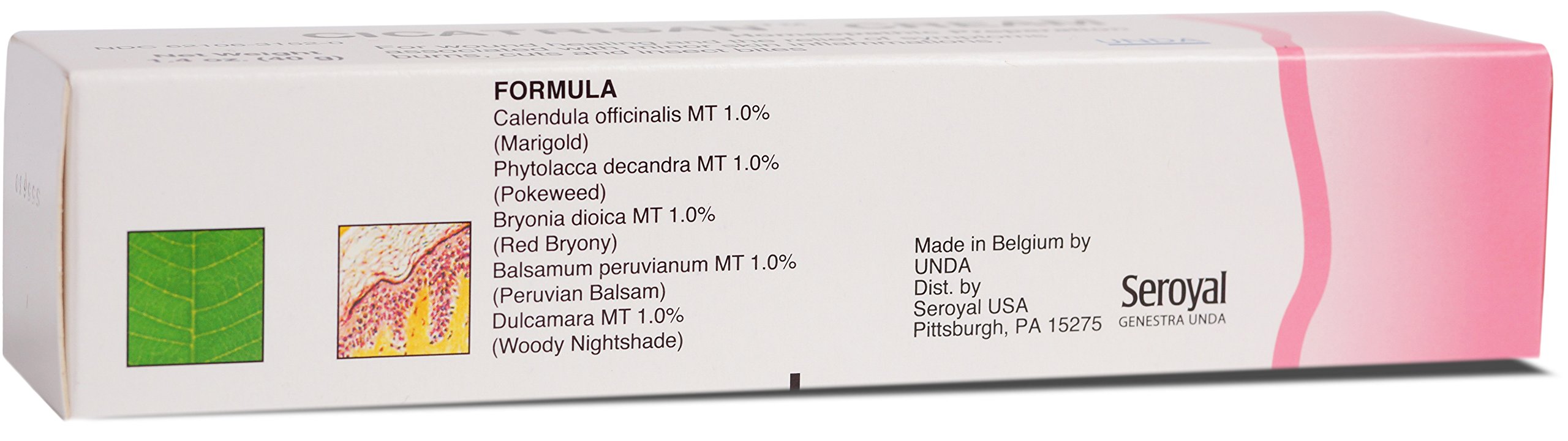 UNDA Cicatrisan Crema, ingredientes herbales para cuidado suave de la piel