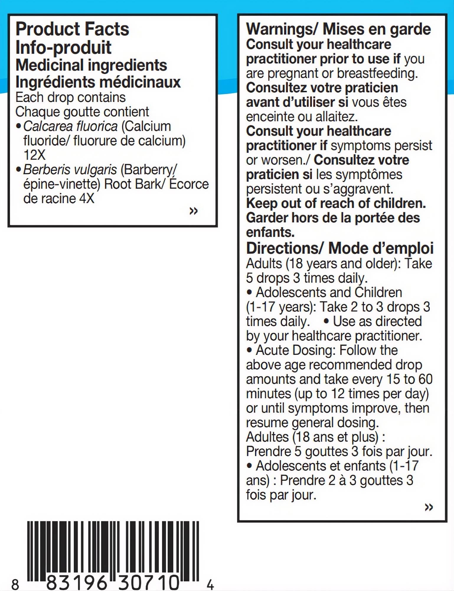 UNDA Compuestos Numerados, etiqueta, guía rápida para uso diario.
