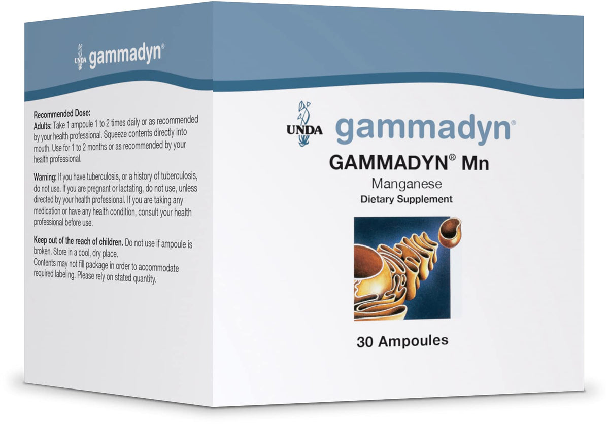 UNDA Gammadyn Mn en ampollas, complemento diario de micronutrientes.