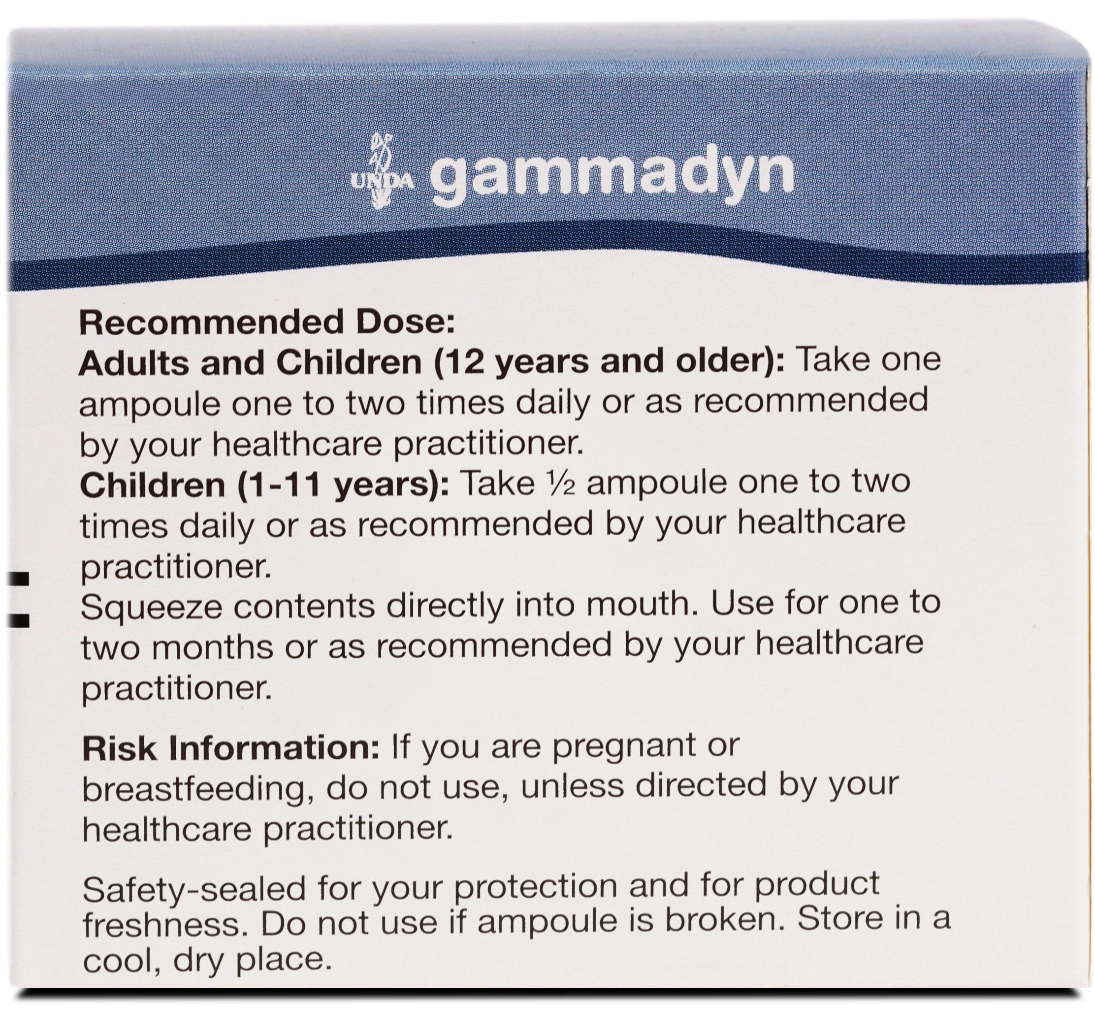 UNDA Gammadyn Mg, uso diario con dosis pequeñas para experiencia suave
