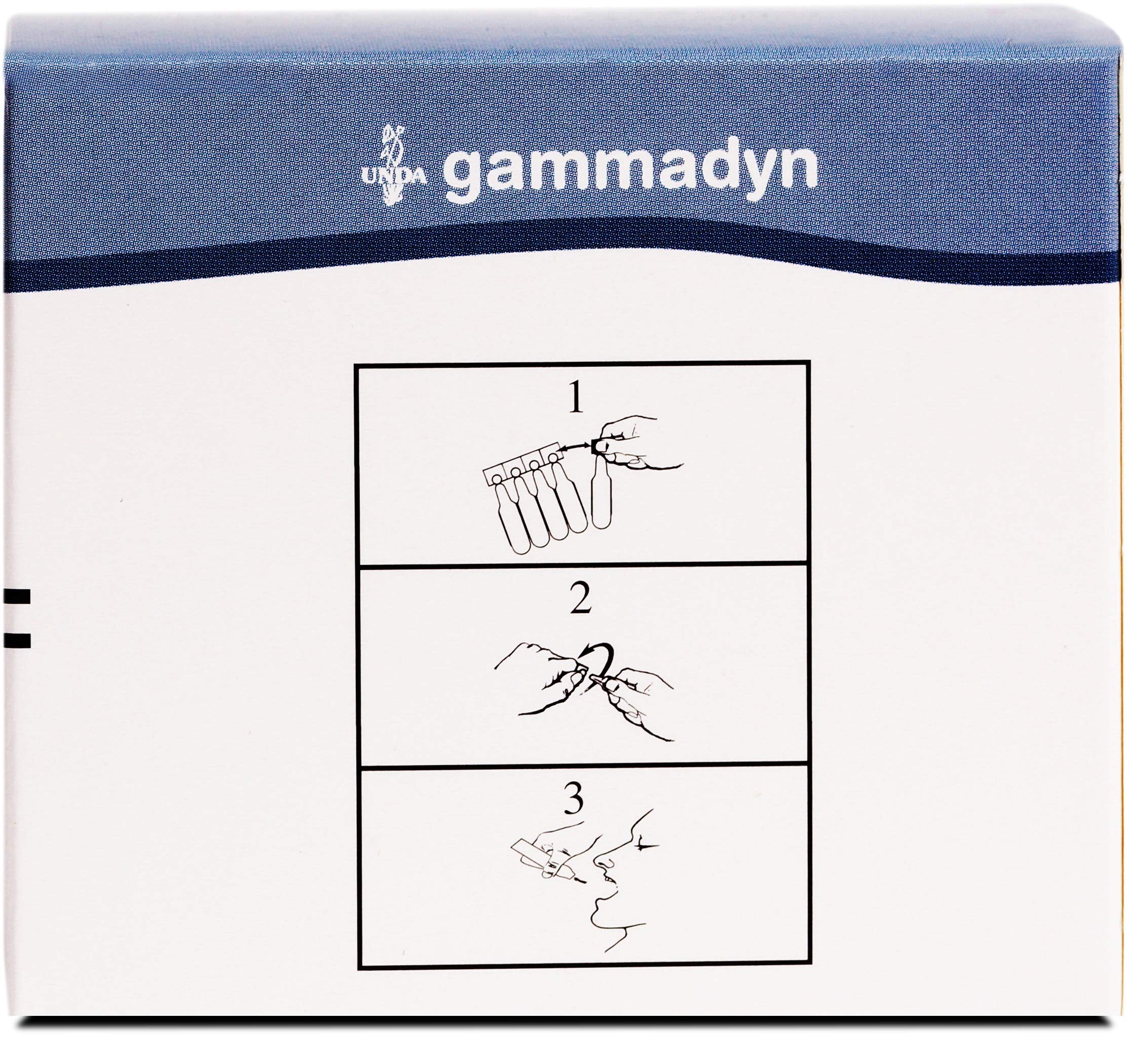 Dosis diaria de UNDA Gammadyn Zn-Cu para apoyo nutricional.