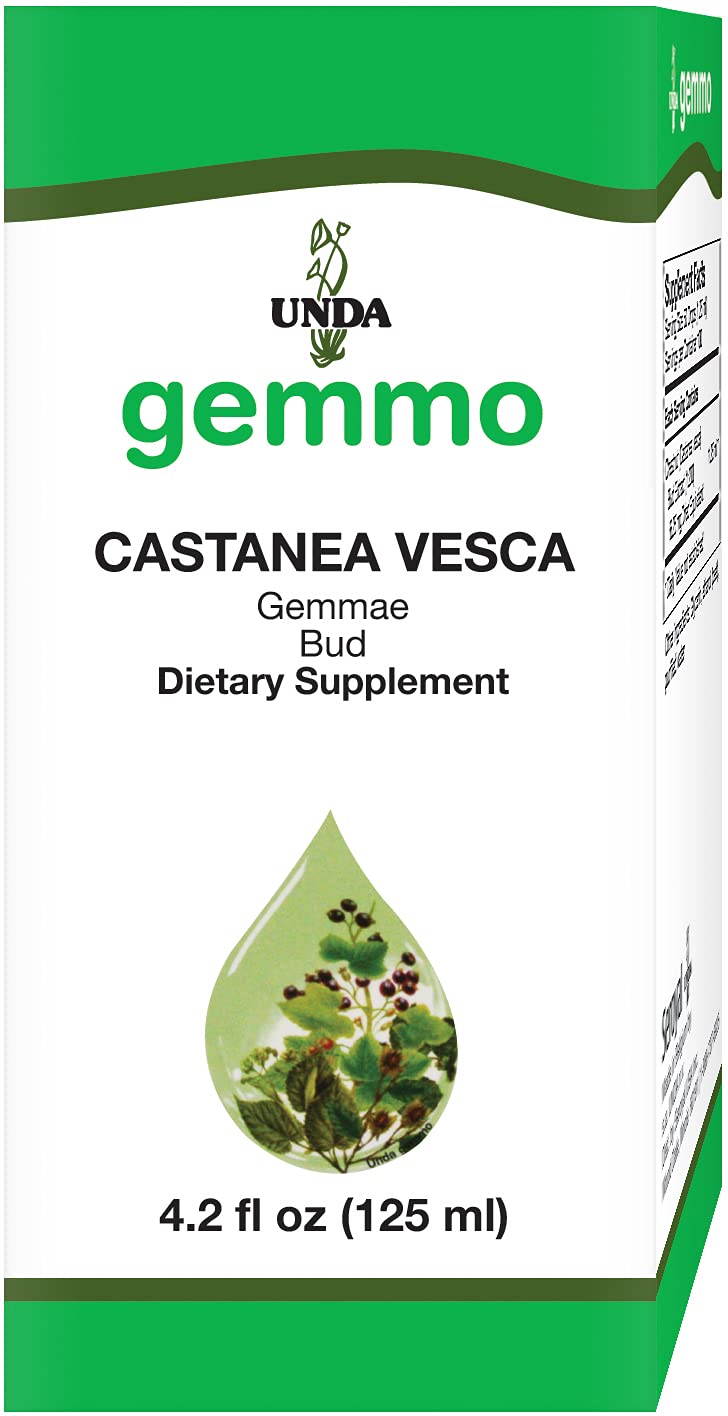 UNDA Gemmo Castanea Vesca frasco de extracto de brote para apoyo al bienestar