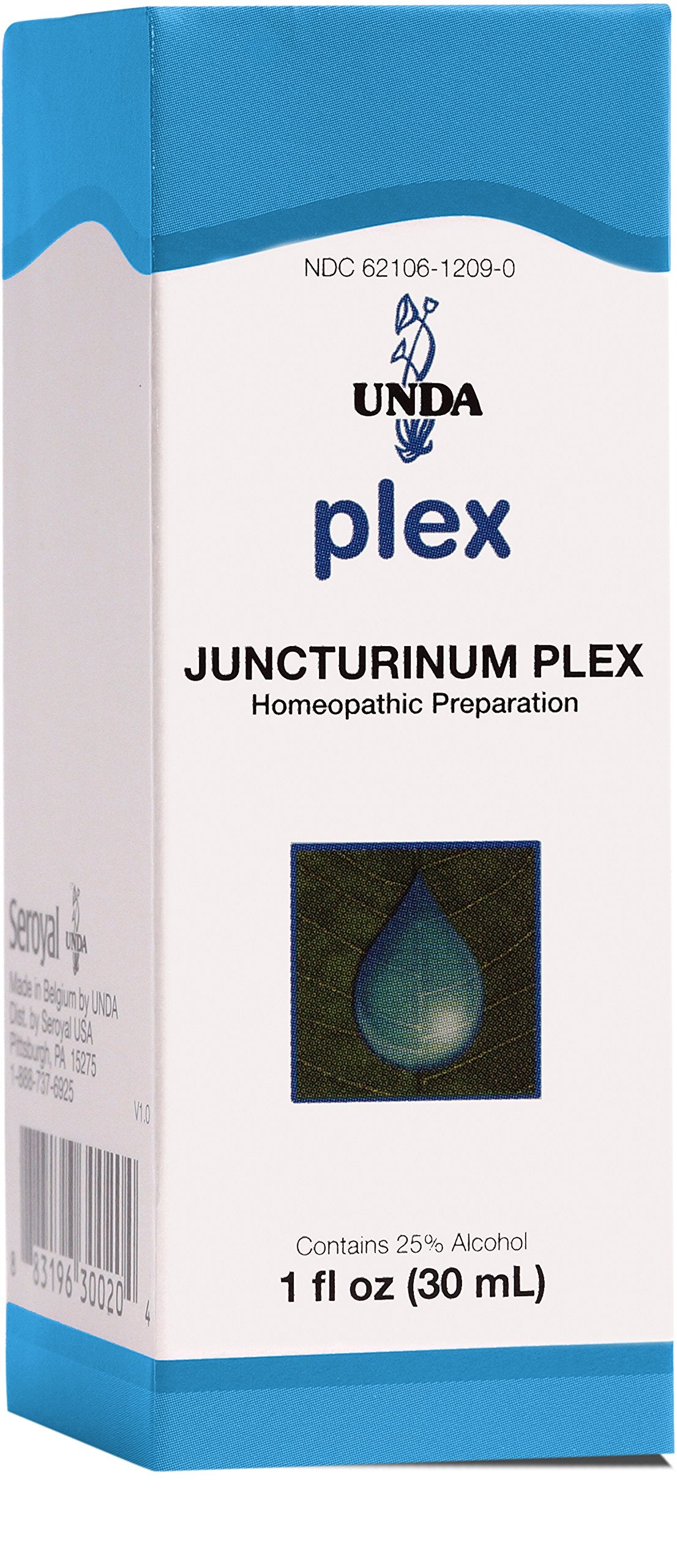 UNDA Juncturinum Plex: botella de 1 oz para apoyo general de la salud ósea