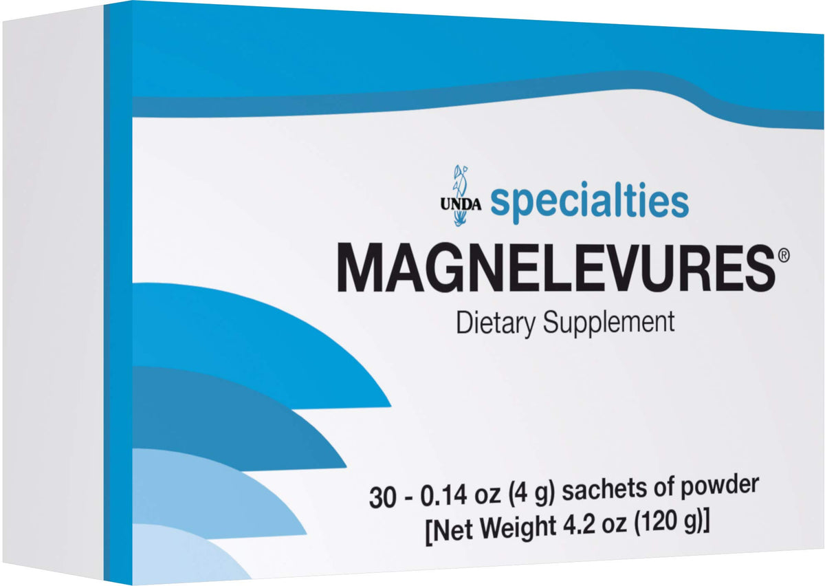 UNDA Magnelevures: sachets en packaging, posible apoyo al sistema musculoesquelético.