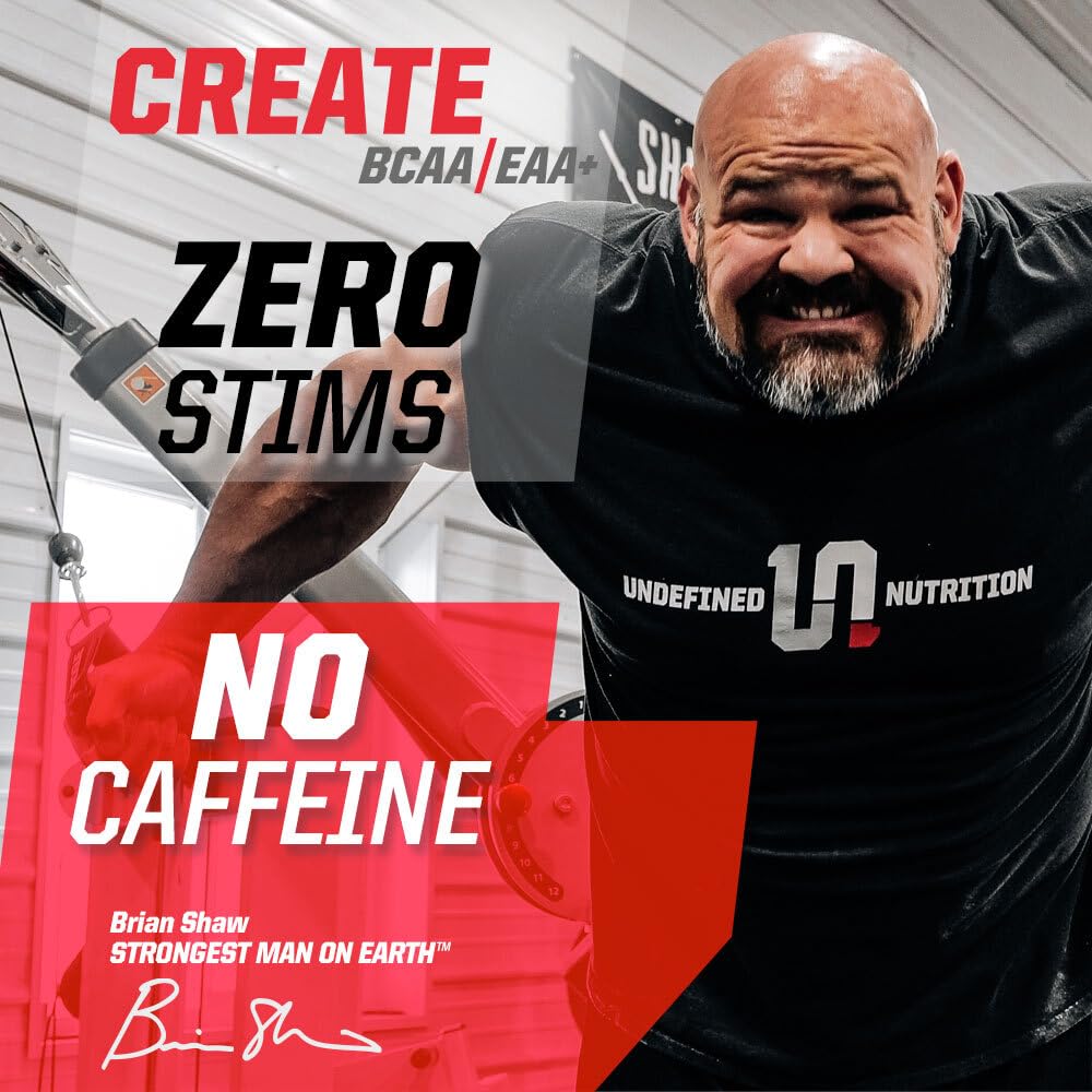 Undefined Nutrition Create sabor fruta punch, envase visible para entrenamientos intensos