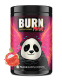 Frasco de Panda BURN MAX de Underground Bio Labs, energía sostenida para entrenos intensos.