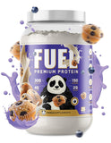 Panda Fuel Whey en taza de batido para recargar energía tras entrenar