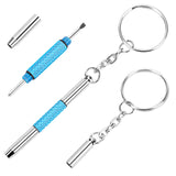 UNEAK kit destornillador para anteojos 3 en 1, práctico llavero para reparaciones rápidas.