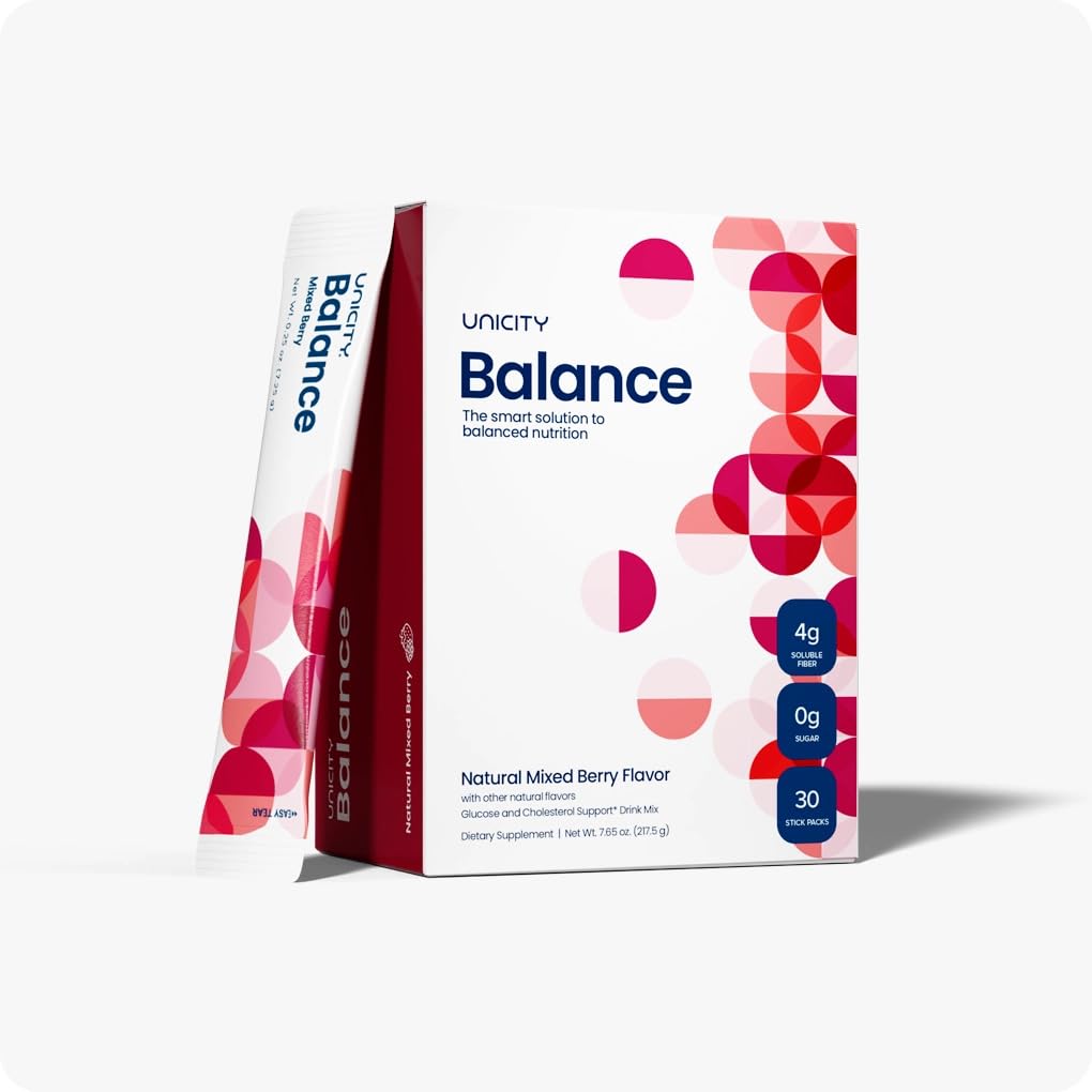 Unicity Balance Frutos Rojos Mezcla, apoyo al control del apetito.