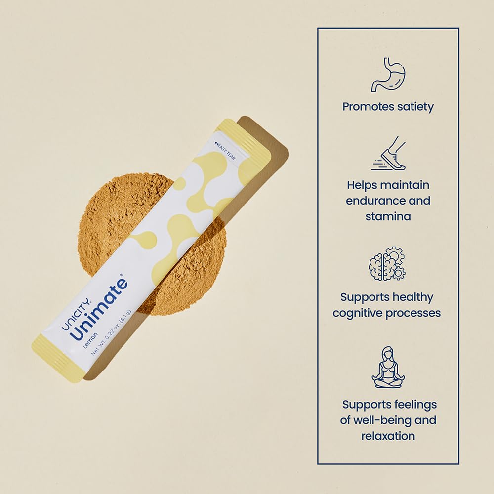 Unicity Balance Natural Lemon, frasco con aroma cítrico para días activos