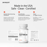 UniHealth caja de suplementos de azafrán en estante