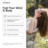UniHealth Colina 500 mg, ayuda al metabolismo de lípidos y función hepática.