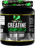 Unike Nutra creatina monohidrato pura en presentación 500 g para energía en entrenamientos