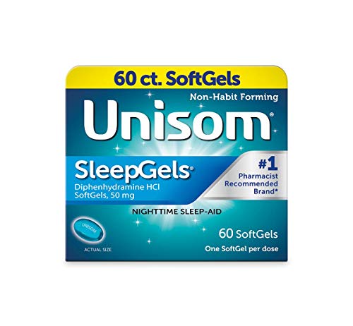 Unisom SleepGels: cápsula blanda única por dosis para dormir.