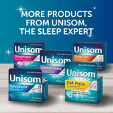 Unisom SleepGels: marca de confianza recomendada por farmacéuticos.