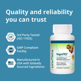 Univera RegeniFREE: tomando una cápsula para uso diario.