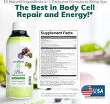 Univera Xtra Concentrate: etiqueta cercana para identificar vitaminas y beneficios.