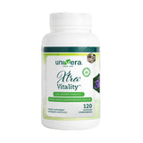 Univera Xtra Vitality: botella visible para apoyar energía y enfoque diario.