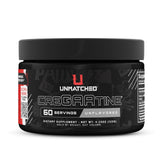 Frasco de Unmatched CreGAAtine con etiqueta visible, cómodo de usar.