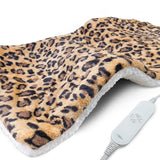 UNOWIX almohadilla ponderada con estampa leopardo para espalda ofrece confort suave y relajación