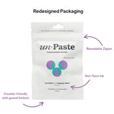 Unpaste pulido suave, superficies dentales limpias y brillantes.