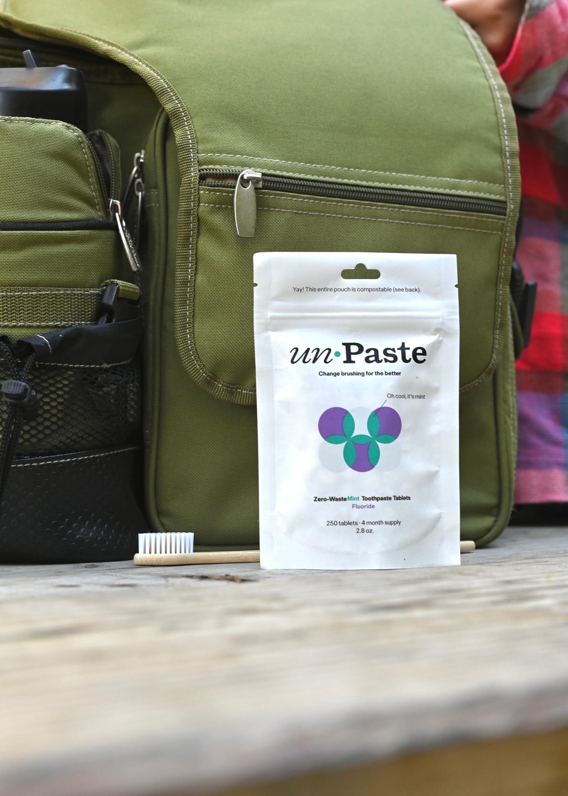 Unpaste sin xilitol en etiqueta, fórmula libre de xilitol para usuarios sensibles.