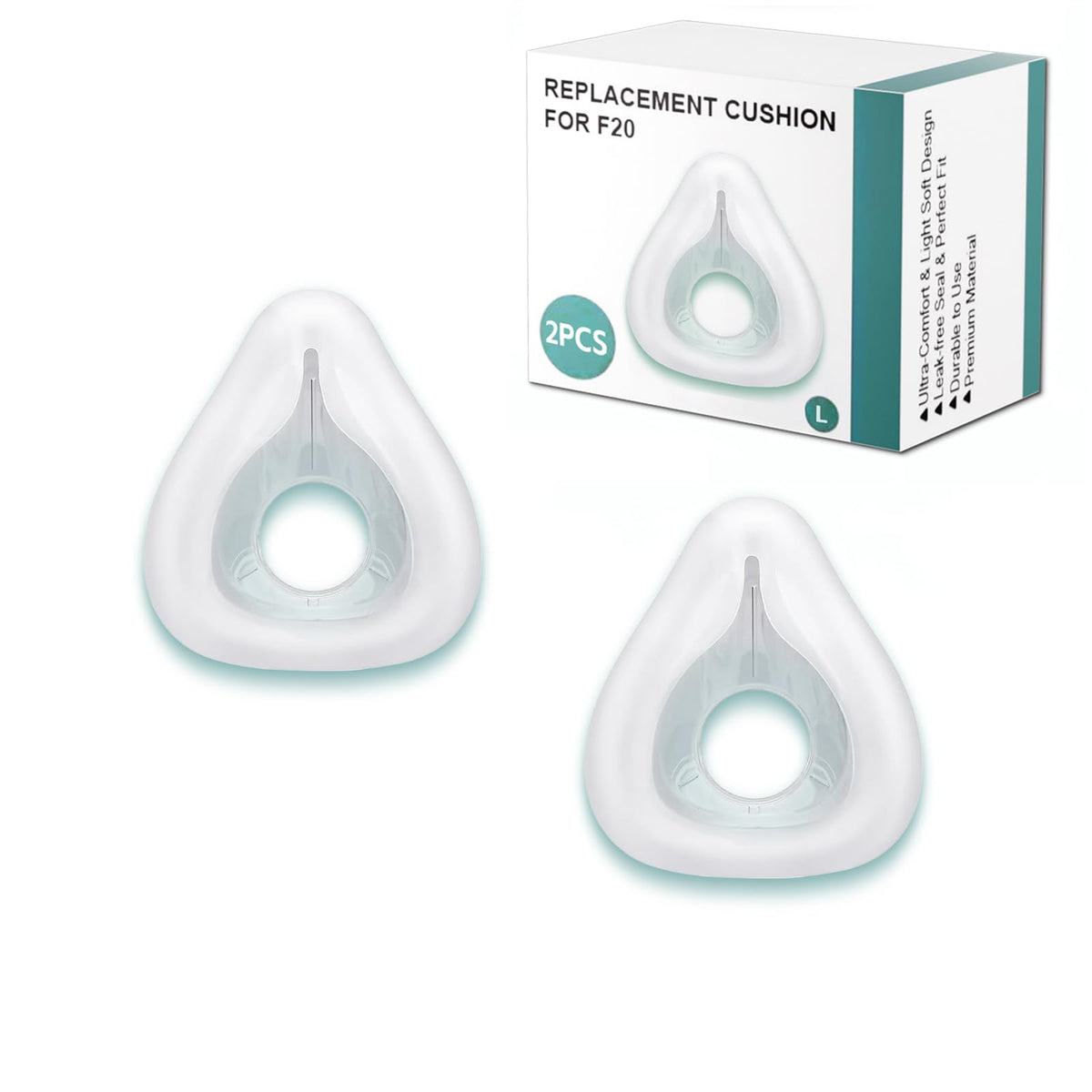 Almohadilla de reemplazo Unsvorns para AirFit F20 Grande, ajuste cómodo y fiable.